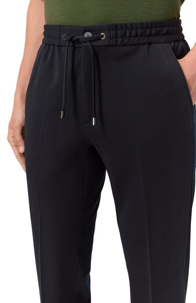 Шерстяные джоггеры STEFANO RICCI черного цвета по цене 68250 руб., арт. M1T5300030/W0001R, фото 5 Шерстяные джоггеры STEFANO RICCI, арт. M1T5300030/W0001R, фото 5