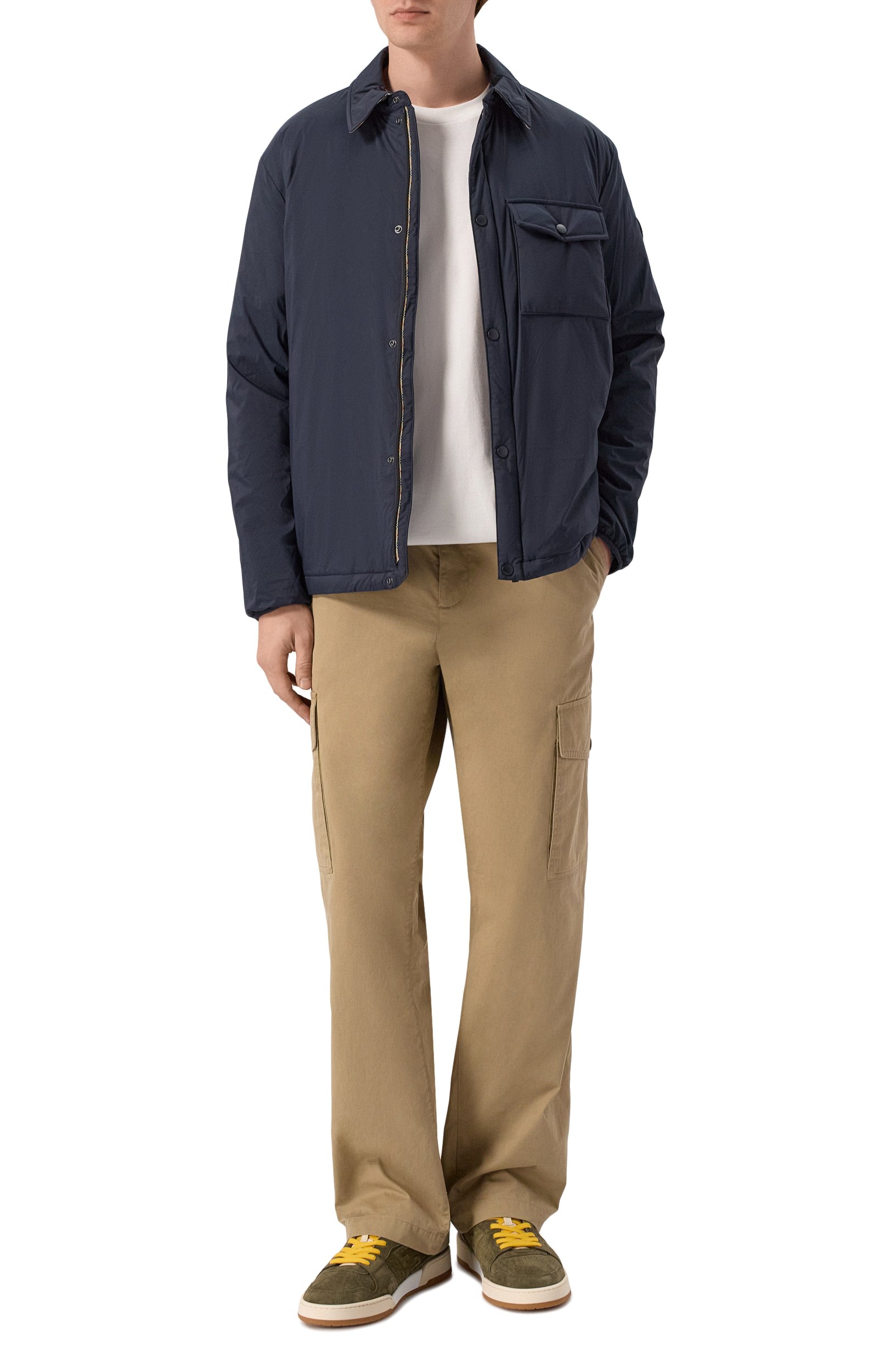 Утепленная куртка-рубашка BURBERRY, арт. 8126843, фото 2