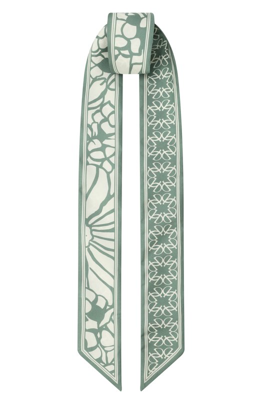 Шелковый шарф-твилли Elie Saab SE5120ST756 Зелёный SE5120ST756