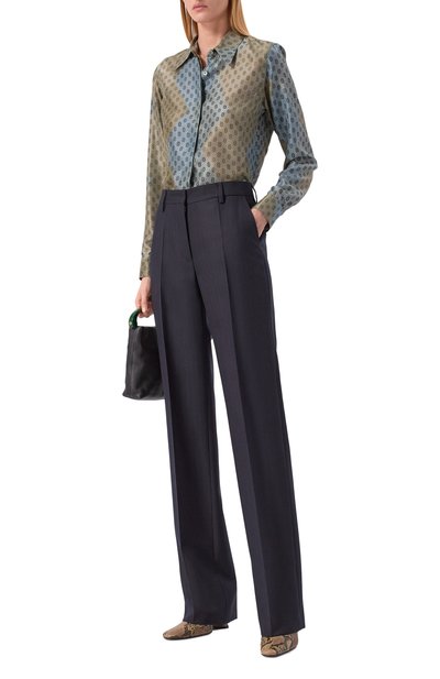 Шерстяные брюки DRIES VAN NOTEN, арт. 130923/3193, фото 2