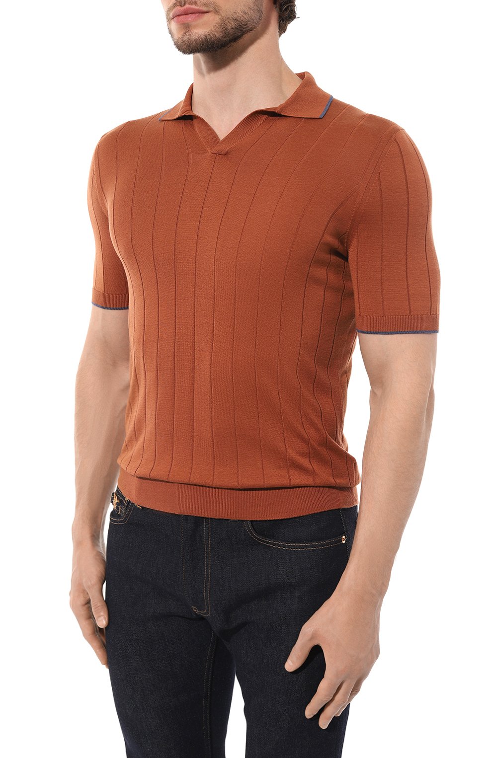 Шелковое поло GRAN SASSO, арт. 43181/23510, фото 3