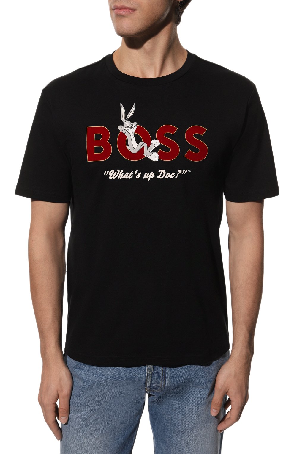 Хлопковая футболка looney tunes x boss BOSS, арт. 50485386, фото 3