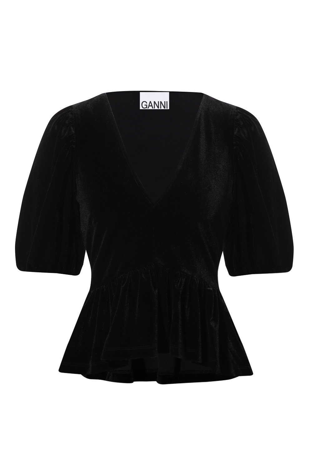 Бархатный топ GANNI, арт. T3835, фото 1