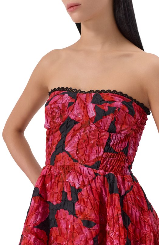 Хлопковое платье Charo Ruiz Ibiza 252600 Красный  252600 Фото 4