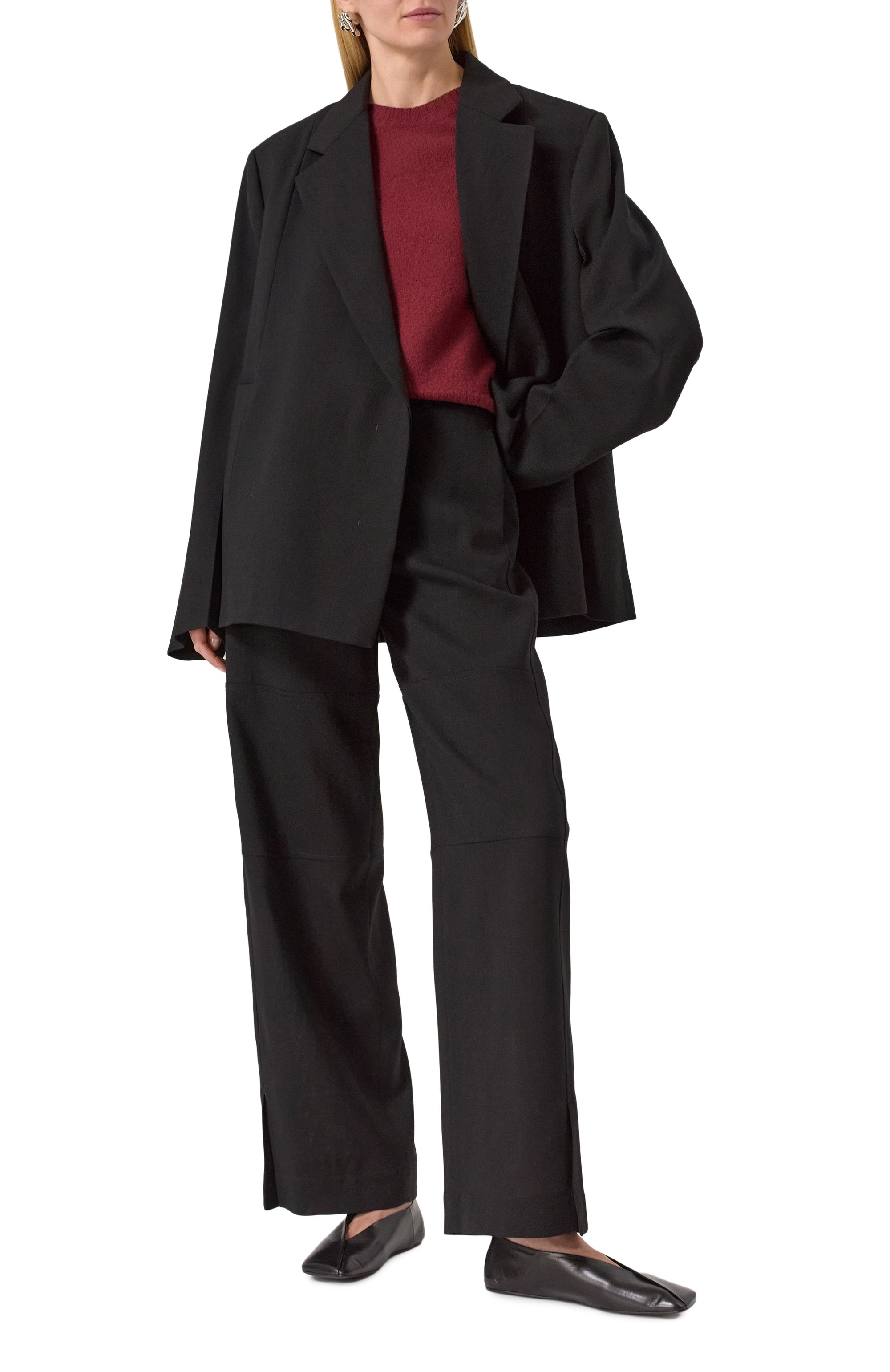 Шерстяные брюки JIL SANDER, арт. J03KA0277-J40201, фото 2