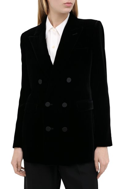 Жакет из вискозы SAINT LAURENT, арт. 630873/Y525R, фото 3