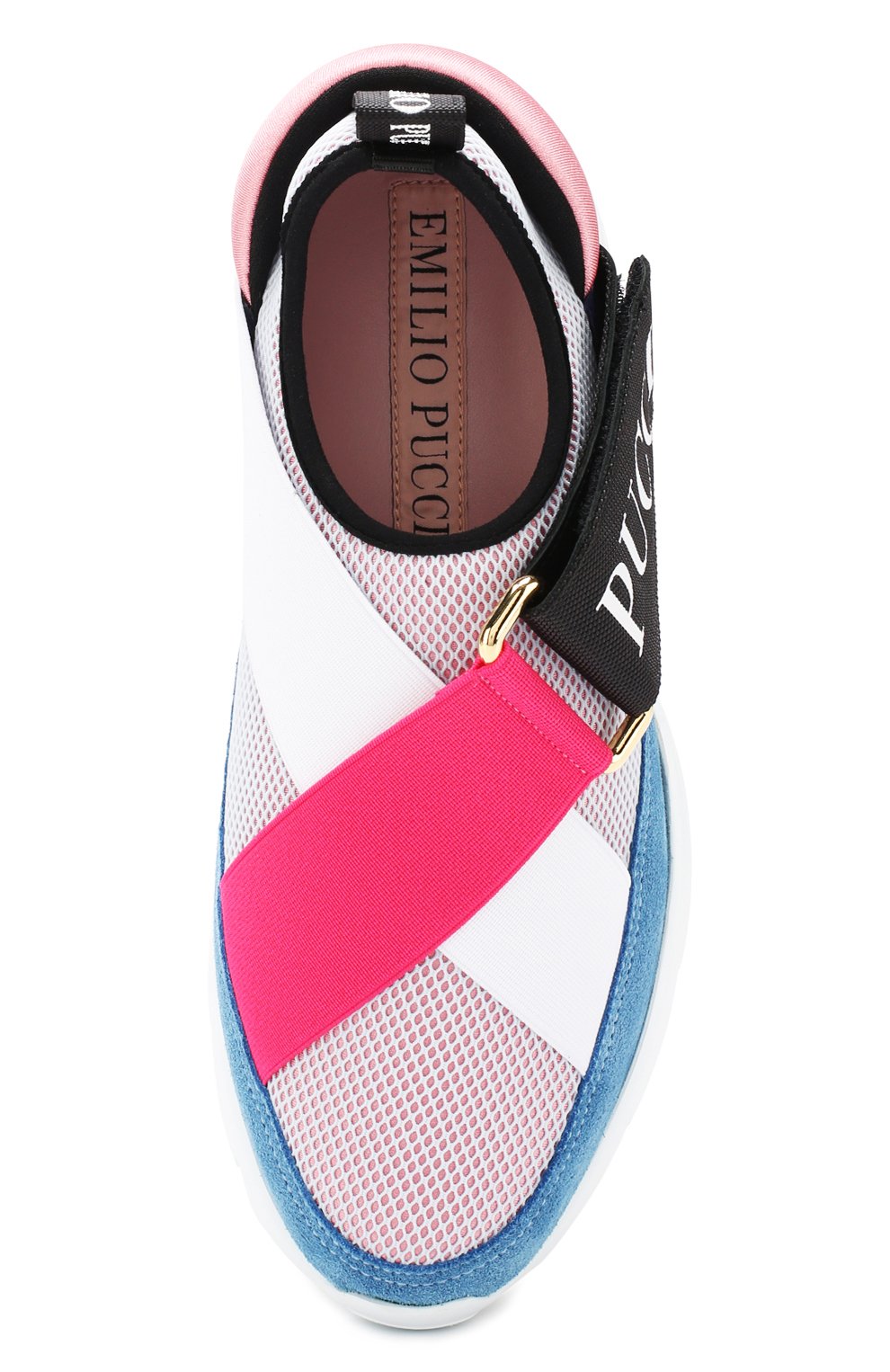 Комбинированные кроссовки EMILIO PUCCI, арт. 9ECE80/9EX20, фото 5