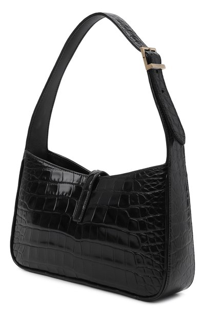 Сумка le 5 à 7 из кожи аллигатора SAINT LAURENT черного цвета по цене 1995000 руб., арт. 657228/E5V0K/AMIS, фото 3 Сумка le 5 à 7 из кожи аллигатора SAINT LAURENT, арт. 657228/E5V0K/AMIS, фото 3