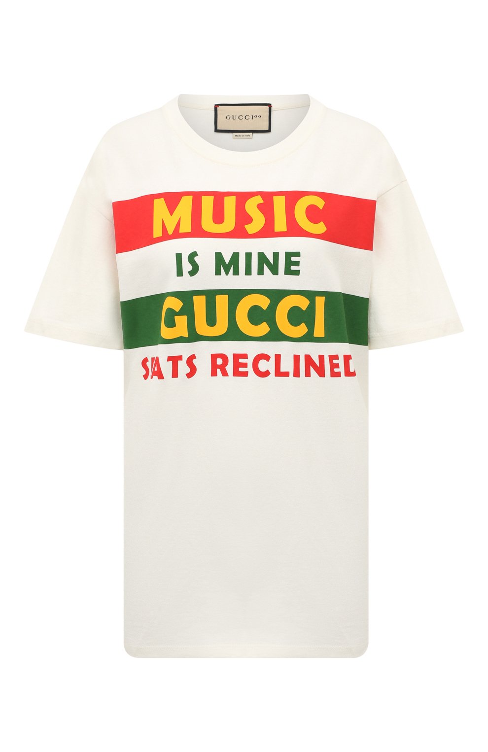 Хлопковая футболка GUCCI, арт. 615044 XJDW4, фото 1