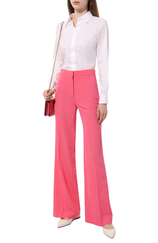 

Шерстяные брюки Stella McCartney, Розовый