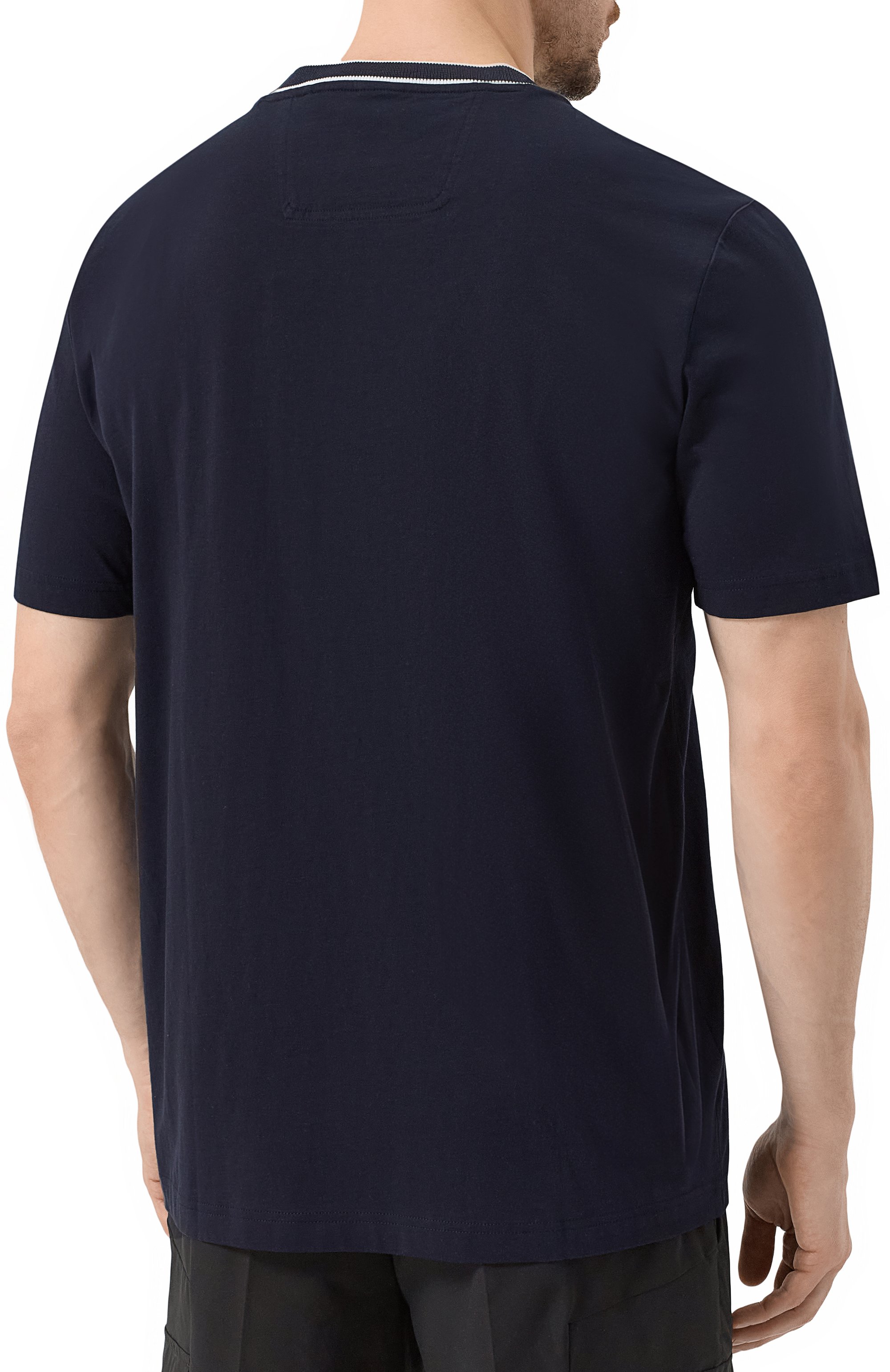 Хлопковая футболка BOSS GREEN, арт. 50525080, фото 4