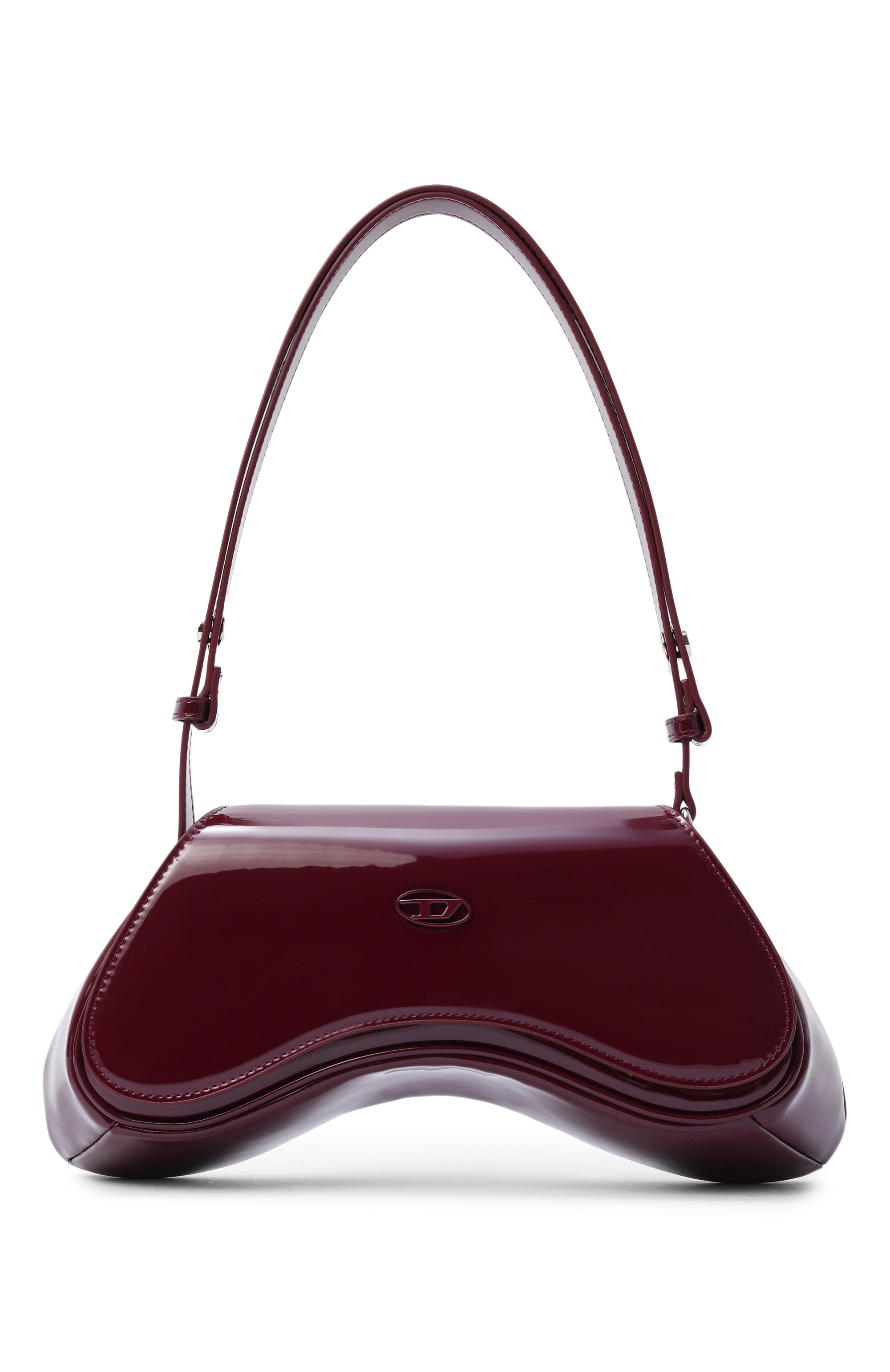 Сумка play DIESEL бордового цвета по цене 31900 руб., арт. X10221/P6255, фото 1 Сумка play DIESEL, арт. X10221/P6255, фото 1