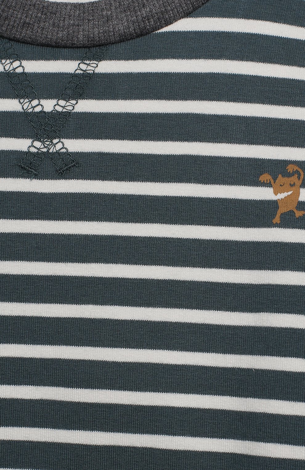 Хлопковый свитшот SANETTA, арт. 10140, фото 3