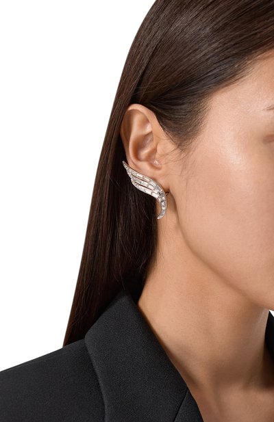 Серьги JIL SANDER серебряного цвета по цене 61550 руб., арт. J12VG0299 P5050, фото 2 Серьги JIL SANDER, арт. J12VG0299 P5050, фото 2