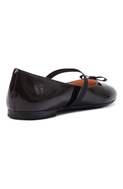 Кожаные балетки bow DOLCE & GABBANA, арт. D11294/A4831/37-39, фото 3