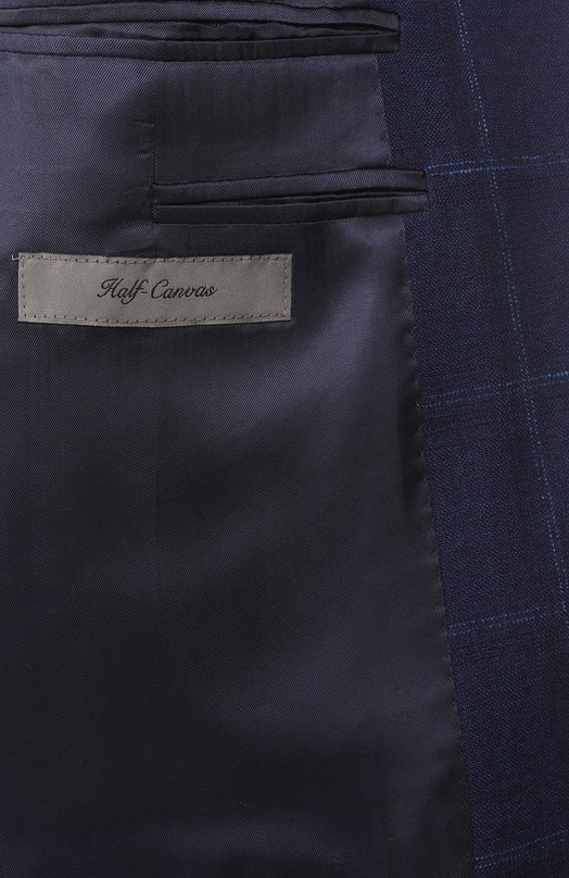 Шерстяной пиджак Corneliani 256008-2516333 Синий  256008-2516333 Фото 9