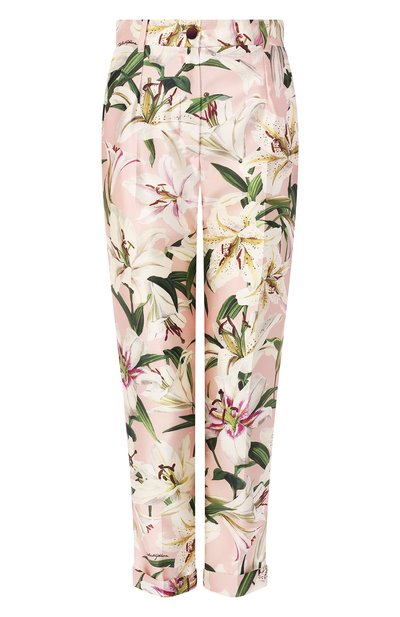 Женские шелковые брюки DOLCE & GABBANA, арт. FTBBLT/HS149