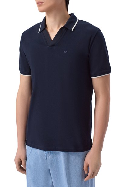 Хлопковое поло EMPORIO ARMANI, арт. EM005852/AF12955, фото 3