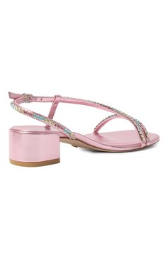 Кожаные босоножки soiree crystal STUART WEITZMAN, арт. SE074, фото 3