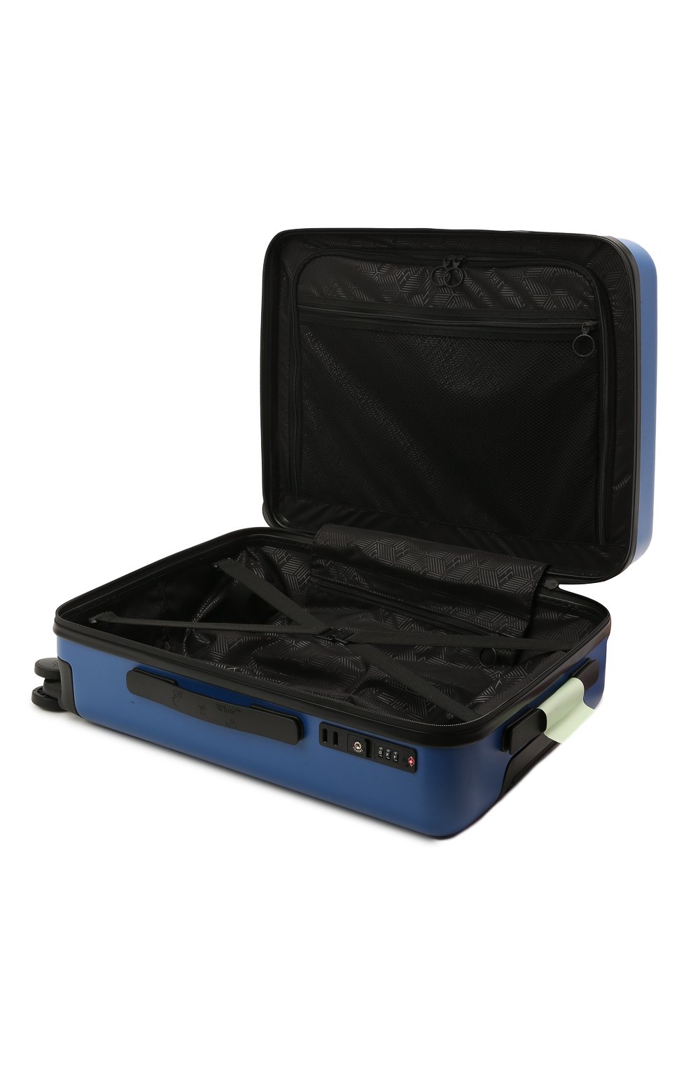 Дорожный чемодан OFF-WHITE синего цвета по цене 87850 руб., арт. 0MNG007S21MAT001, фото 4 Дорожный чемодан OFF-WHITE, арт. 0MNG007S21MAT001, фото 4