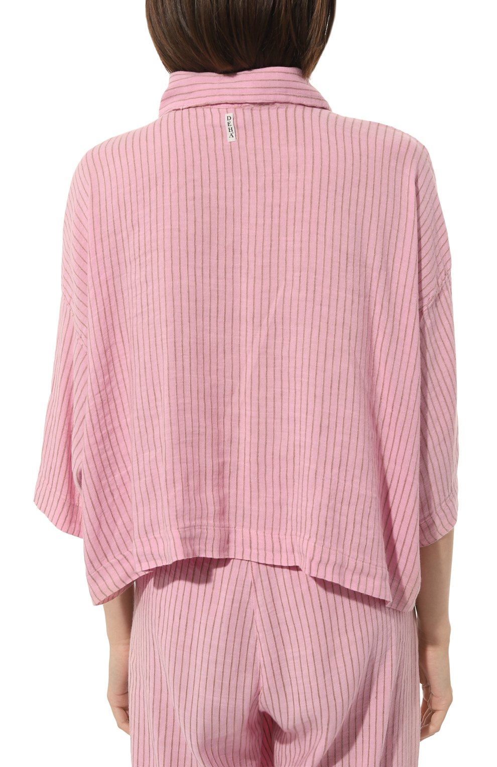 Рубашка изо льна и вискозы DEHA, арт. D83534, фото 4