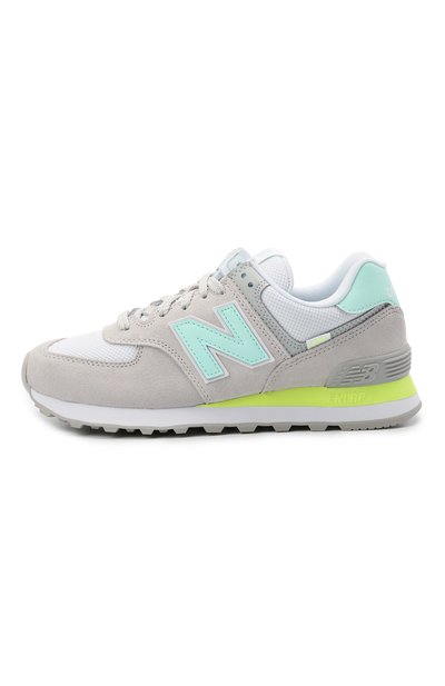 Комбинированные кроссовки 574 classic NEW BALANCE, арт. WL574SS2/B, фото 3