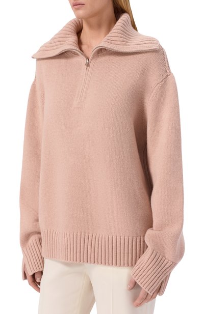 Кашемировый свитер LORO PIANA светло-розового цвета по цене 358500 руб., арт. FAN3805, фото 3 Кашемировый свитер LORO PIANA, арт. FAN3805, фото 3