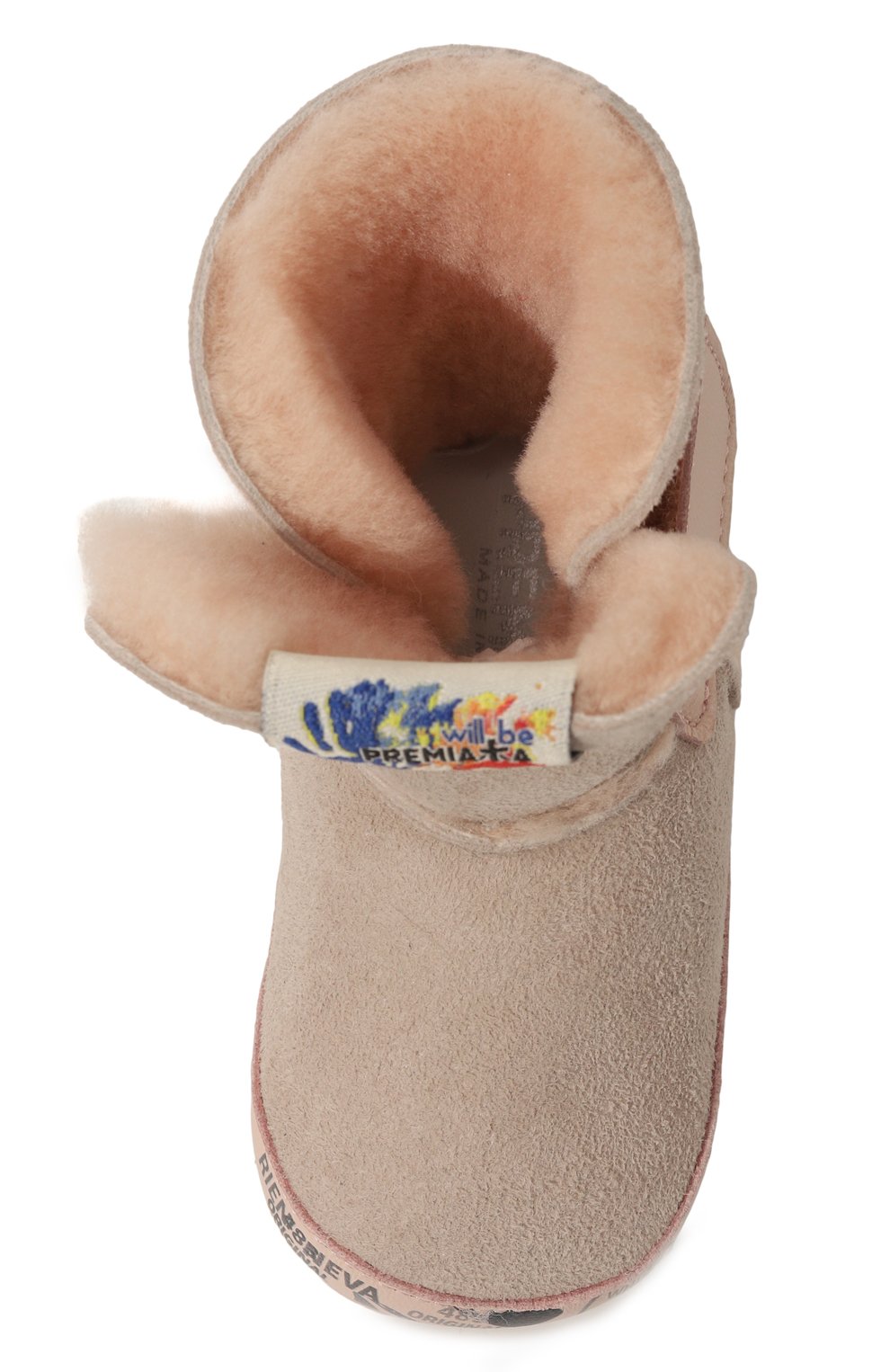 Замшевые пинетки-угги PREMIATA WILL BE, арт. 19MCU0026/BABY HI M/16-19, фото 4