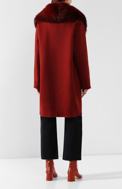 Пальто с меховым воротником COLOMBO, арт. CP00288/CP/6405-U, фото 4