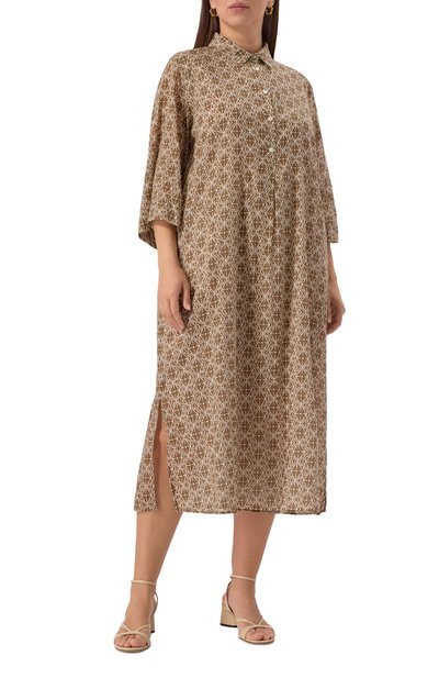 Хлопковое платье MARINA RINALDI VOYAGE, арт. VANDEA, фото 3