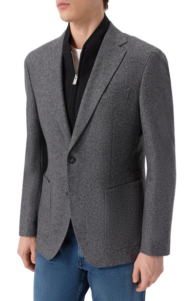 Шерстяной пиджак BOSS, арт. 50551589, фото 3