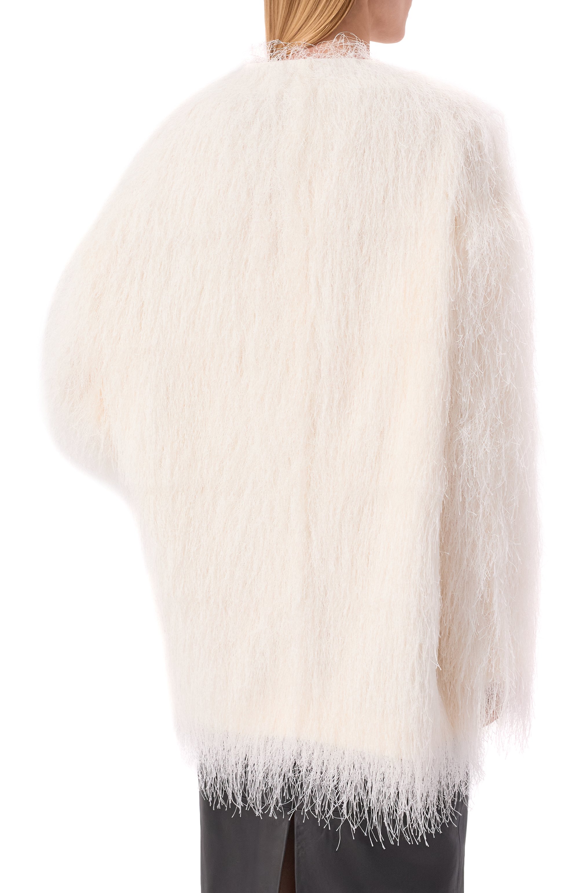 Полупальто LOULOU DE SAISON кремового цвета по цене 54550 руб., арт. FILIP0, фото 4 Полупальто LOULOU DE SAISON, арт. FILIP0, фото 4