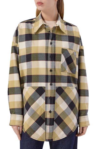 Рубашка MISSONI бежевого цвета по цене 113000 руб., арт. DS25WJ0P/BW00Z6, фото 3 Рубашка MISSONI, арт. DS25WJ0P/BW00Z6, фото 3