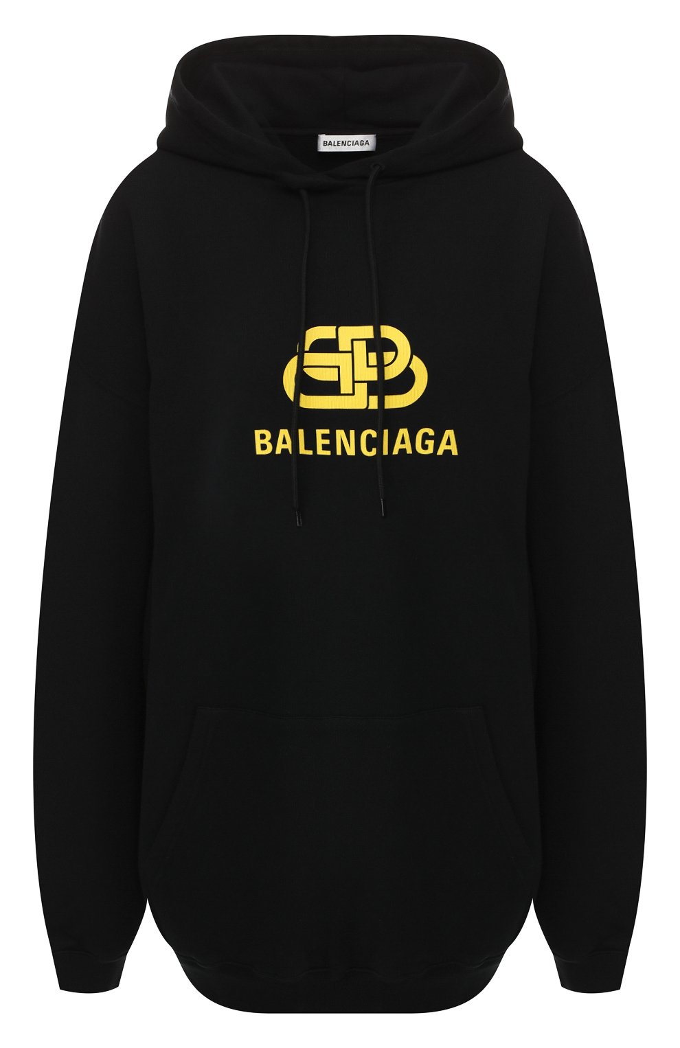 Хлопковое худи BALENCIAGA черного цвета по цене 49250 руб., арт. 578135/TEV19, фото 1 Хлопковое худи BALENCIAGA, арт. 578135/TEV19, фото 1