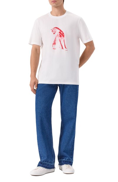 Хлопковая футболка HUGO, арт. 50548557, фото 2