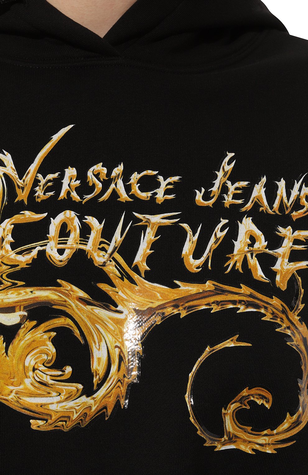 Хлопковое худи VERSACE JEANS COUTURE, арт. 77HAIC00/CF00C, фото 5