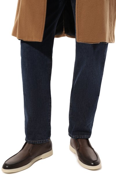 Кожаные ботинки yalta SANTONI, арт. MGYG16715TICBSDSU60, фото 3