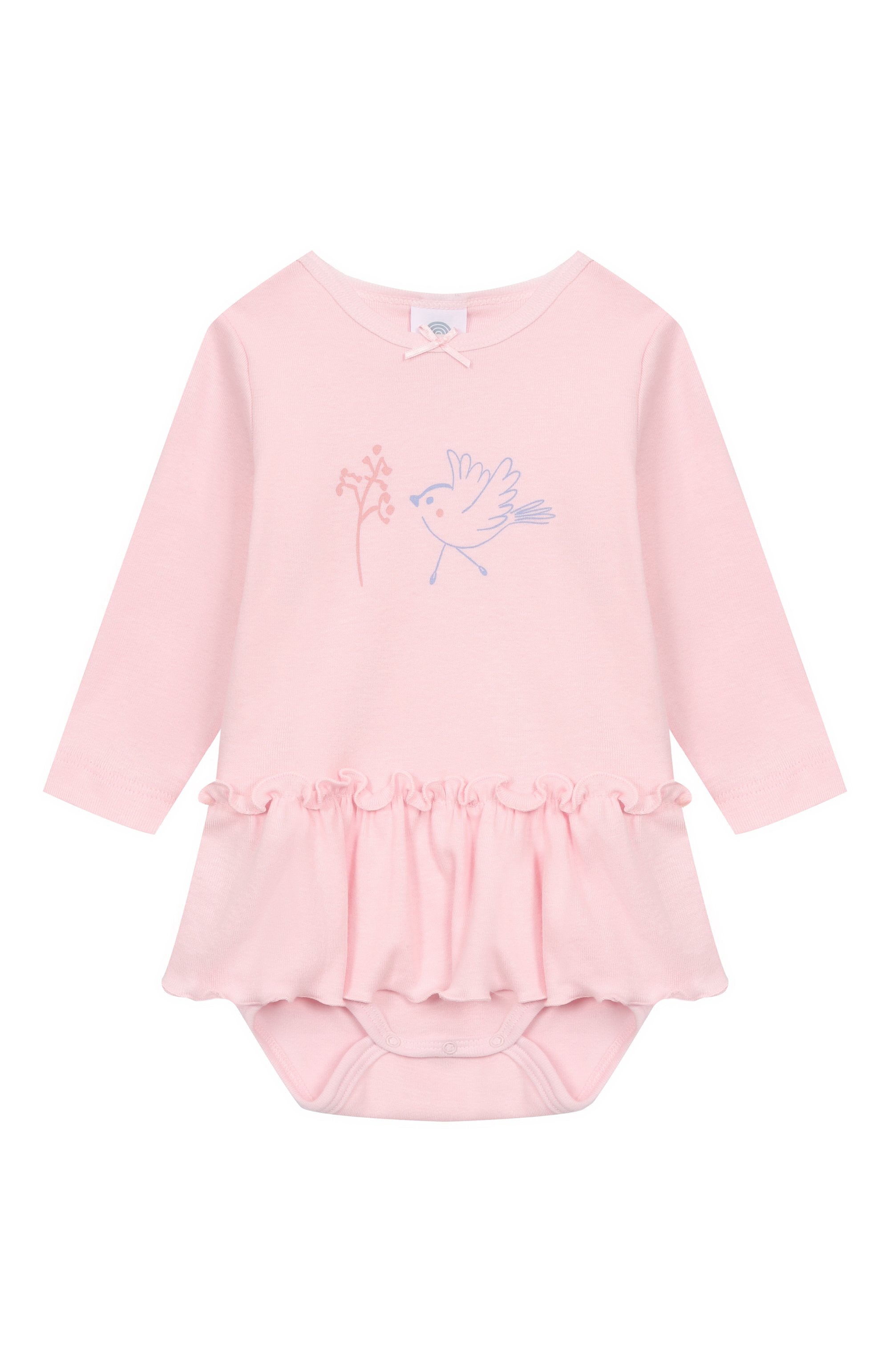 Хлопковое боди SANETTA розового цвета по цене 8305 руб., арт. 324765, фото 1 Хлопковое боди SANETTA, арт. 324765, фото 1