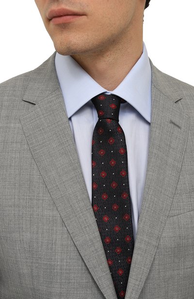 Шелковый галстук KITON, арт. UCRVKPC08H01, фото 2