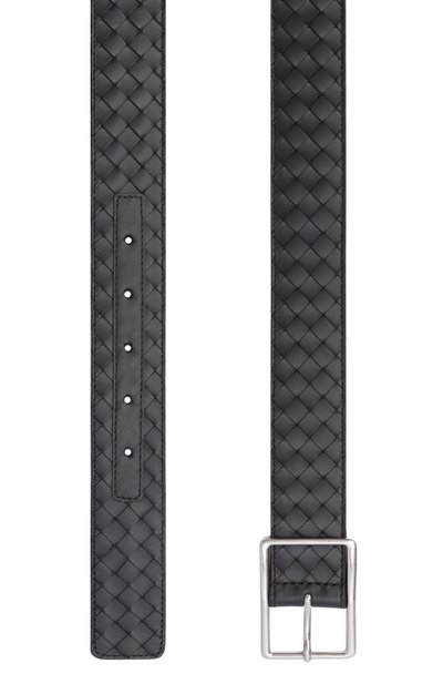 Кожаный ремень BOTTEGA VENETA черного цвета по цене 88650 руб., арт. 796783/V6PD1, фото 3 Кожаный ремень BOTTEGA VENETA, арт. 796783/V6PD1, фото 3