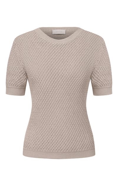 Пуловер из шелка и хлопка MVST бежевого цвета по цене 98200 руб., арт. M26.2PW.K216/Y203, фото 1 Пуловер из шелка и хлопка MVST, арт. M26.2PW.K216/Y203, фото 1