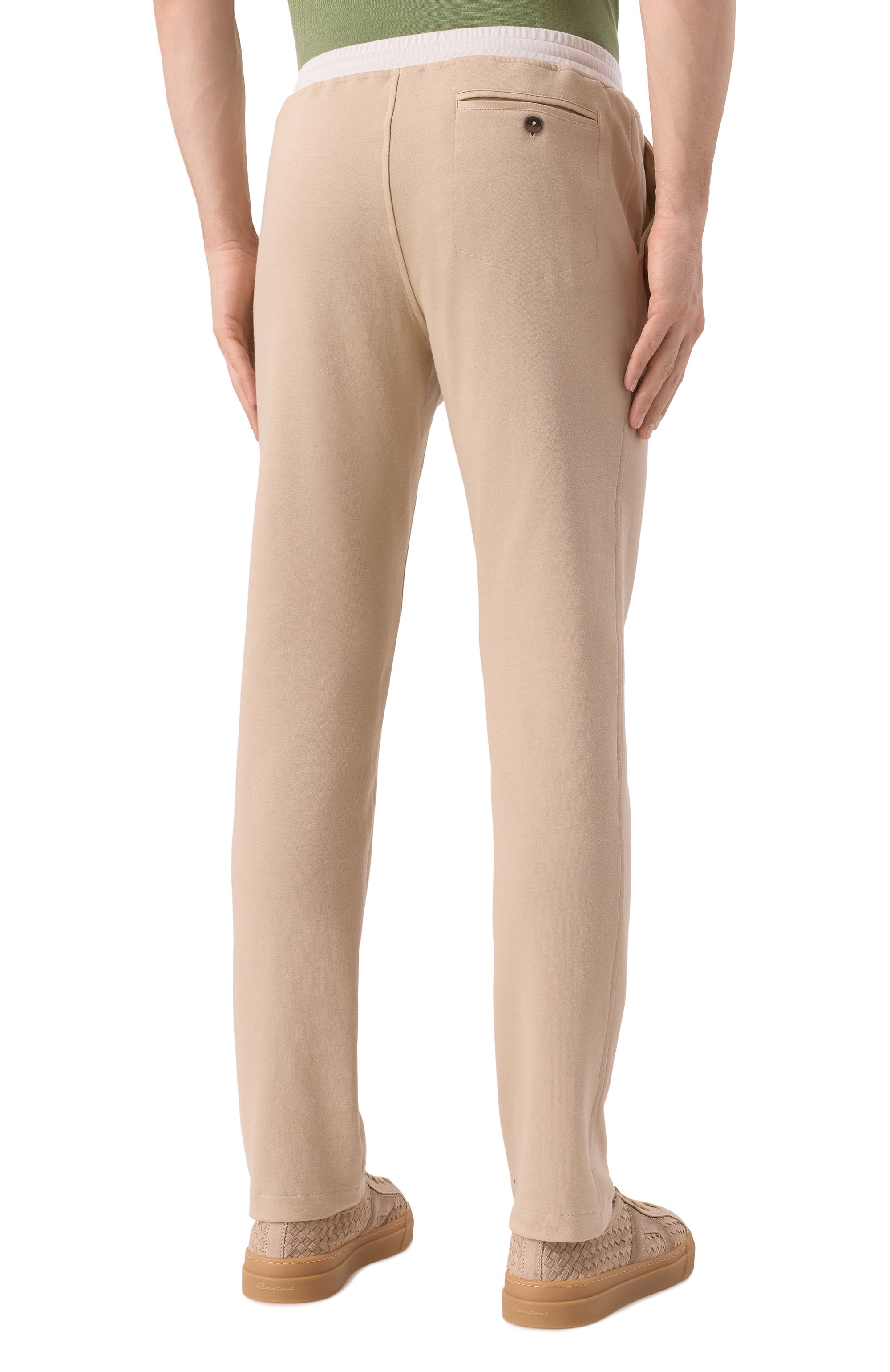 Хлопковые брюки CAPOBIANCO, арт. 18M707.TS00., фото 4