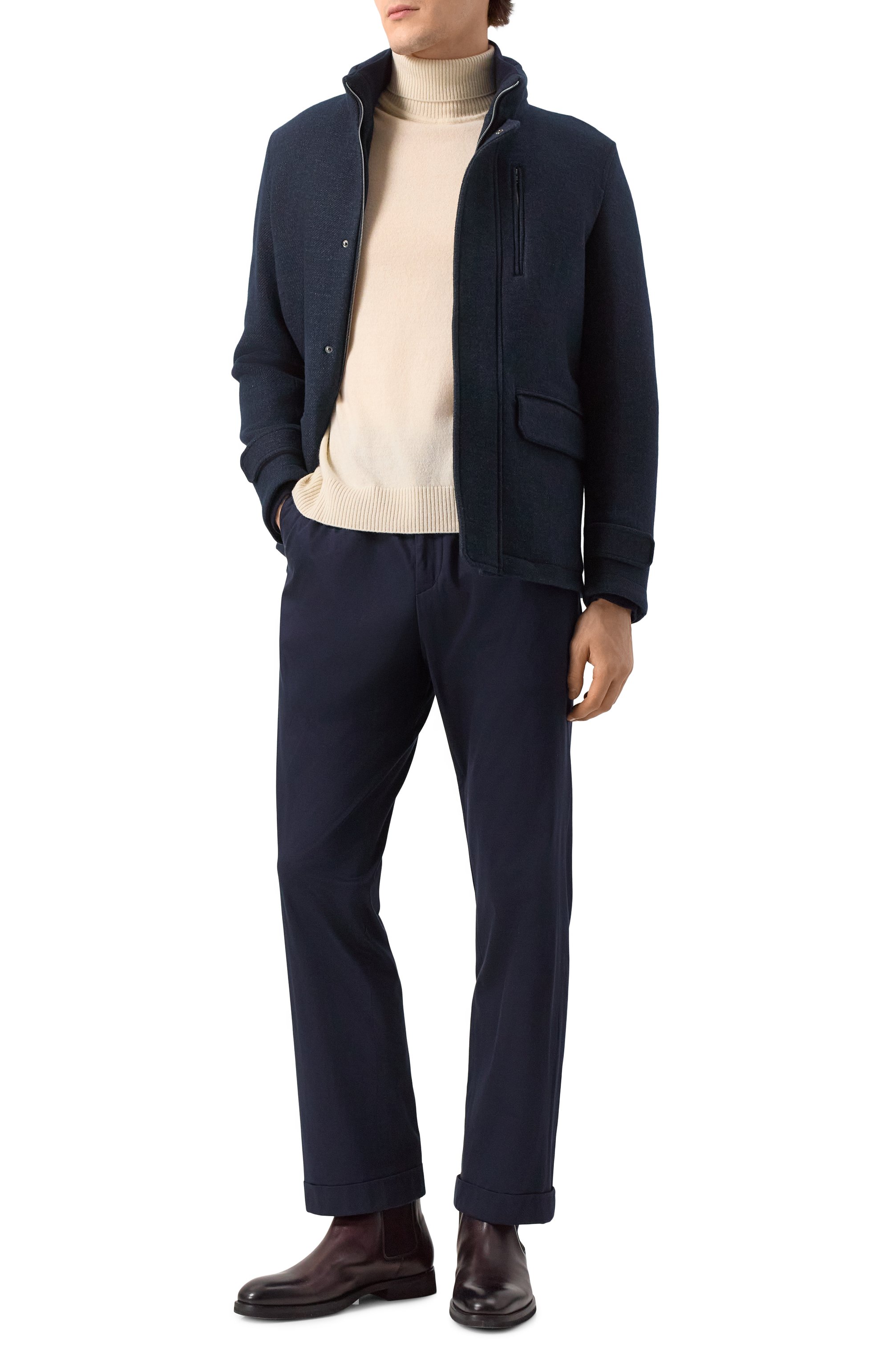 Хлопковые брюки KITON, арт. UPN007K06R4911, фото 2