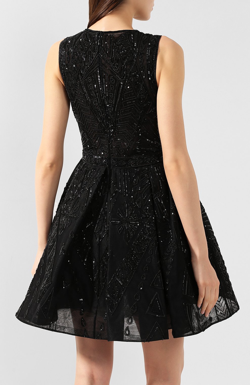 Мини-платье ZUHAIR MURAD черного цвета по цене 758000 руб., арт. DRS19010/EMTT001, фото 4 Мини-платье ZUHAIR MURAD, арт. DRS19010/EMTT001, фото 4