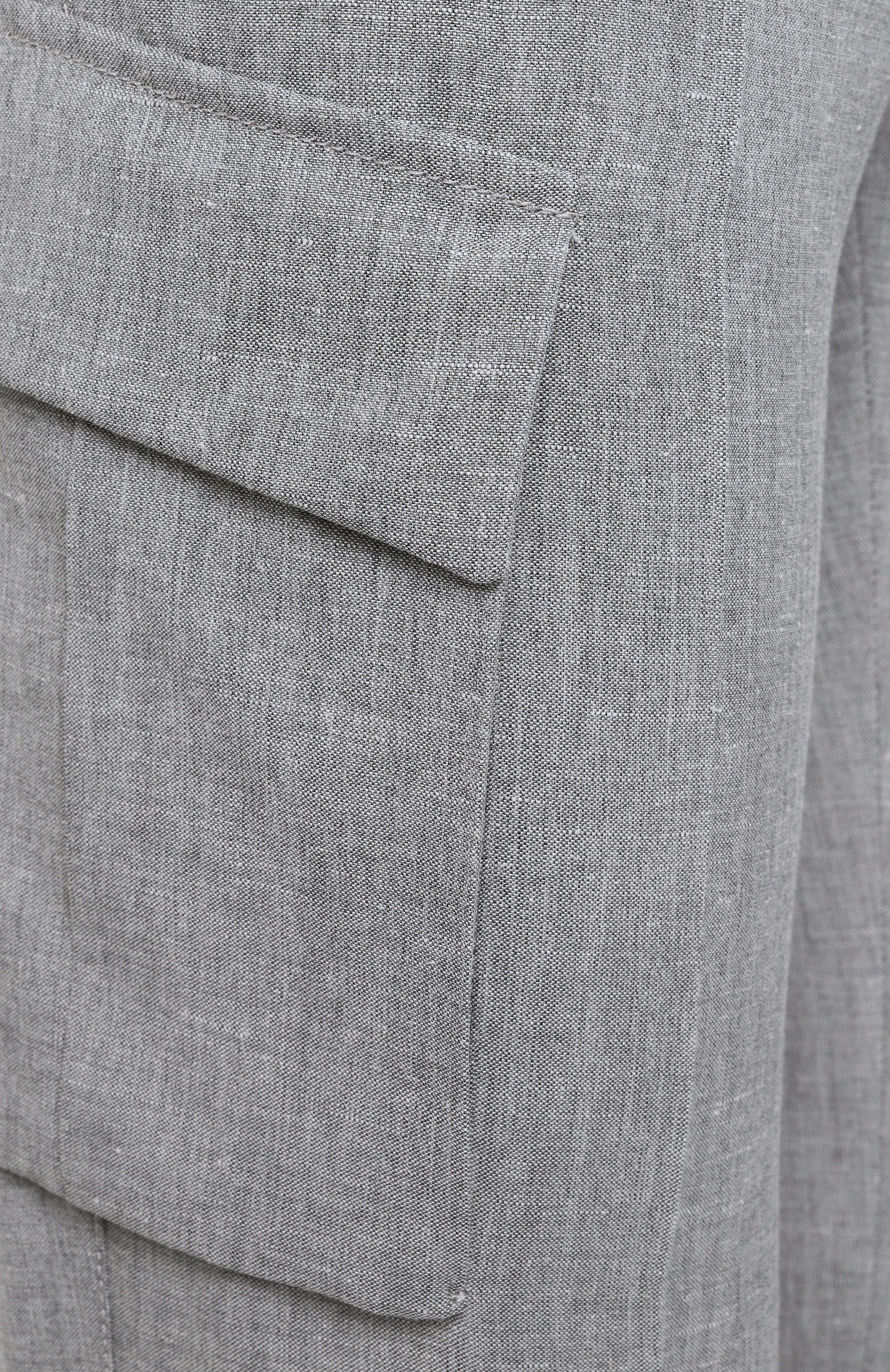 Брюки-карго из шерсти и льна CORNELIANI, арт. 254L02-2514164, фото 6