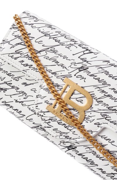 Сумка b-buzz BALMAIN черно-белого цвета по цене 109000 руб., арт. EN10N197/LCLL, фото 3 Сумка b-buzz BALMAIN, арт. EN10N197/LCLL, фото 3