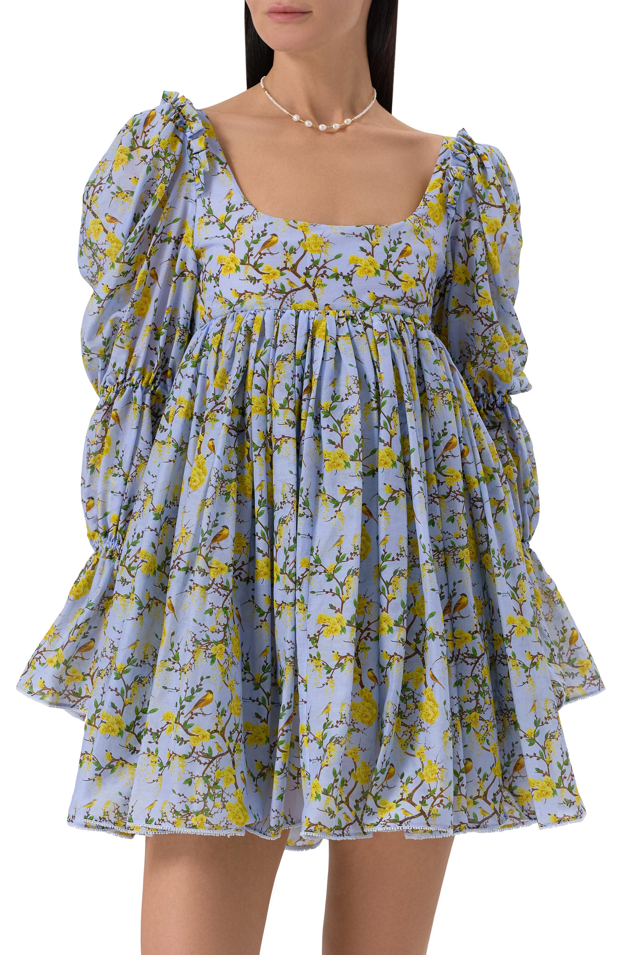 Платье из хлопка и шелка YVON, арт. 0 220027, фото 3