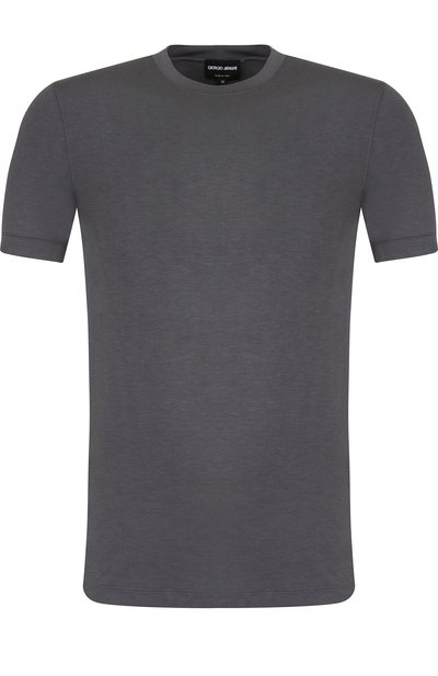 Однотонная футболка из вискозы GIORGIO ARMANI, арт. 8NST52/SJP4Z, фото 1