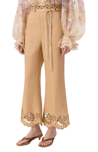 Льняные брюки ZIMMERMANN, арт. 6071PRS261, фото 3