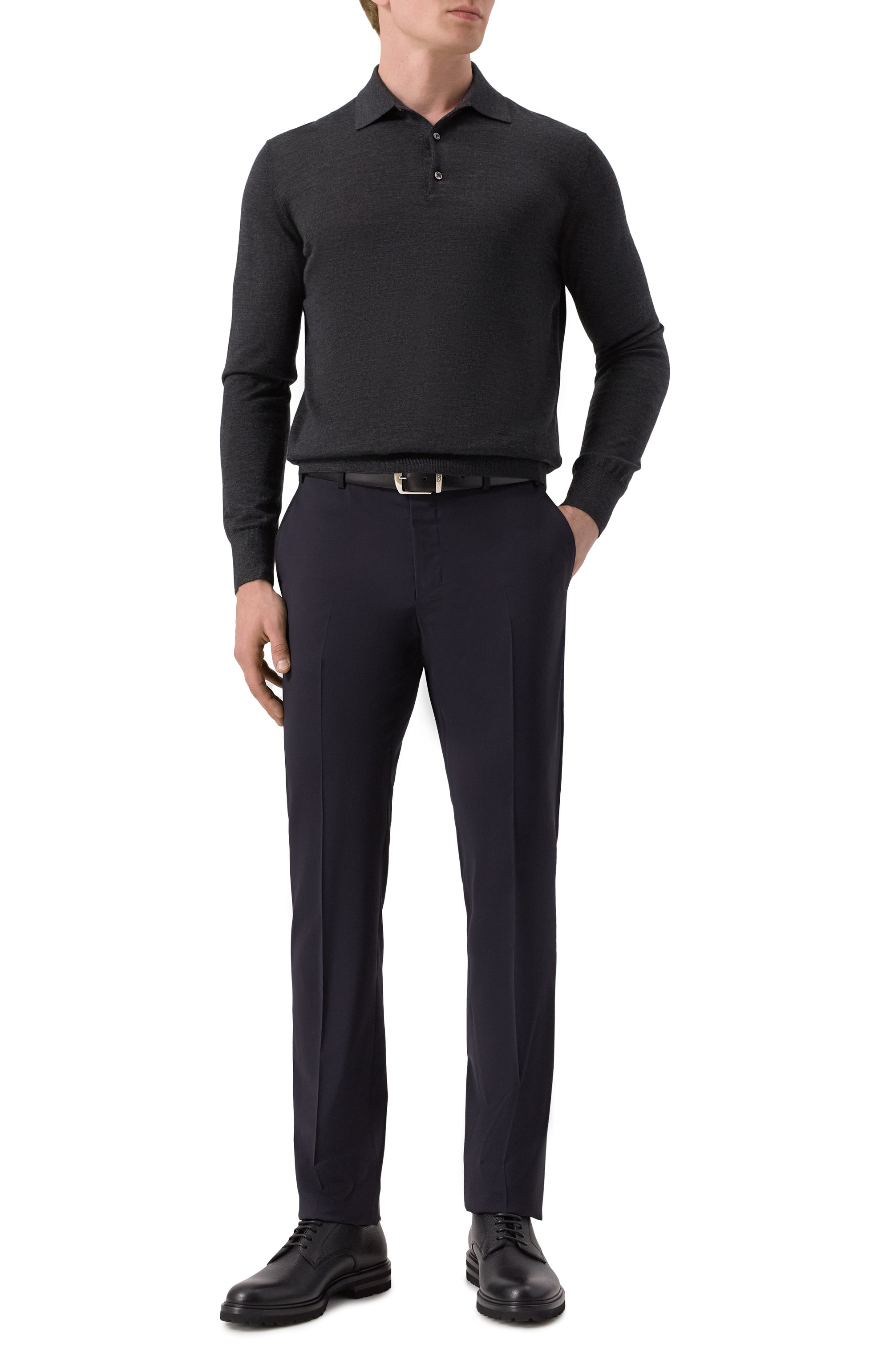 Шерстяные брюки CORNELIANI, арт. 255002-2518563, фото 2